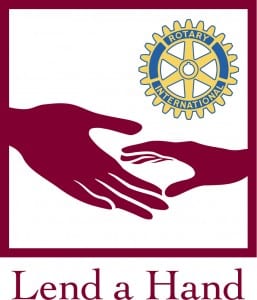 Rotary theme logo for 2003-04 — Lend a Hand