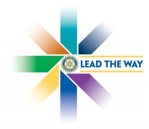 Rotary theme logo for 2006-07 — Lead the Way