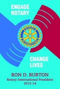 Rotary theme logo for 2013-14 — Engage Rotary, Change Lives