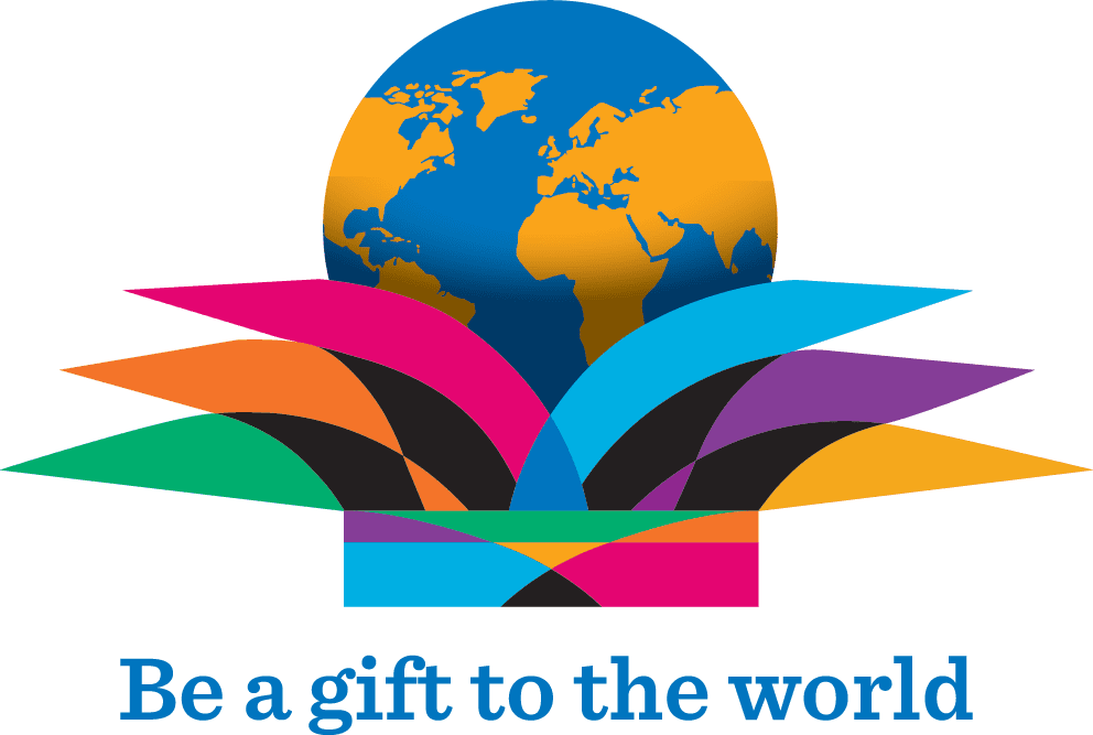 Rotary theme logo for 2015-16 — Be a Gift to the World