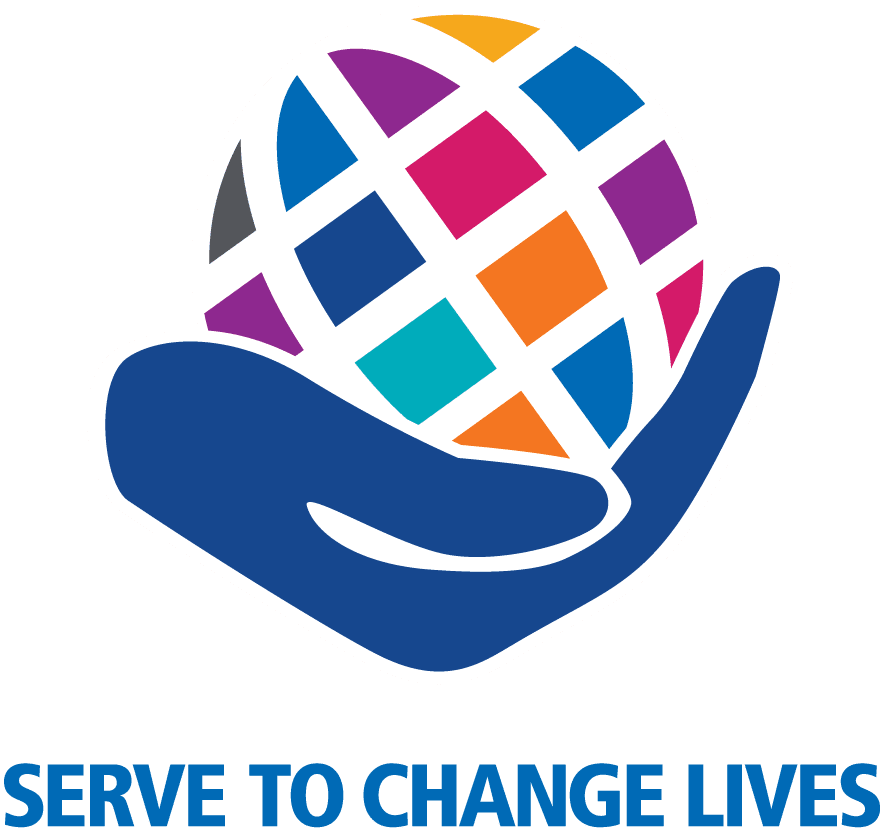 Rotary theme logo for 2021-22 — Serve to Change Lives