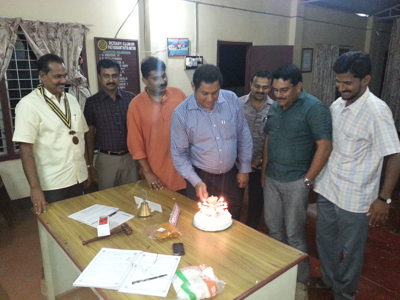 Birthday celebration of Varghese Mathew