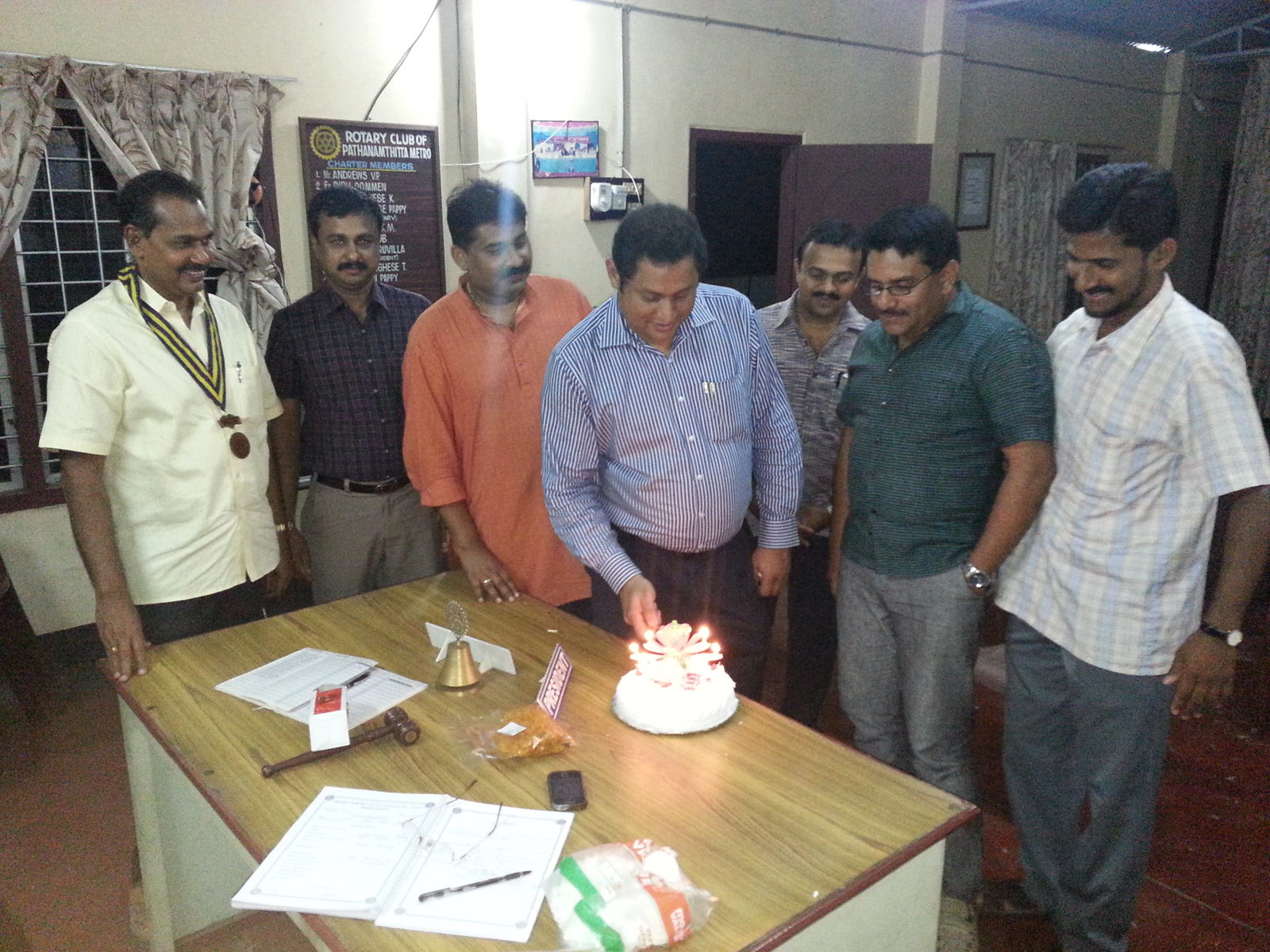 Birthday celebration of Varghese Mathew