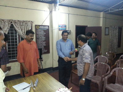 Birthday celebration of Varghese Mathew