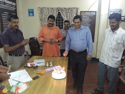 Birthday celebration of Varghese Mathew