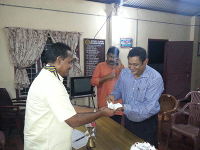 Birthday celebration of Varghese Mathew