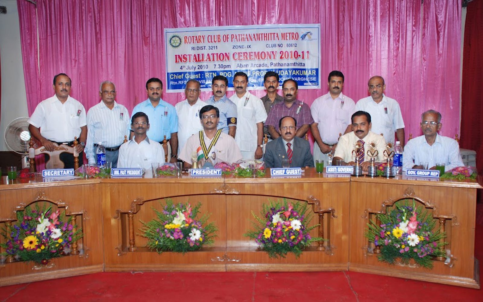 Rotary Installation 2010-2011