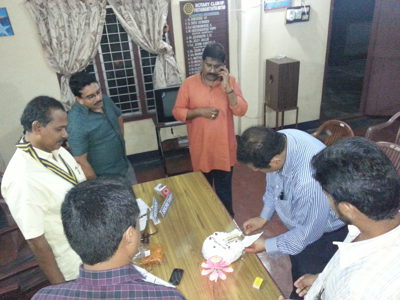Birthday celebration of Varghese Mathew
